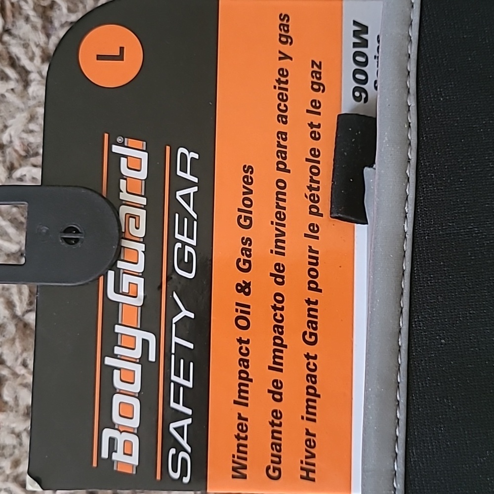 Body guard safety gear winter gloves size Large Set Of 5 - Picture 3 of 4